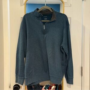 Van Heusen Men's Dark Green Zip-Up Sweater